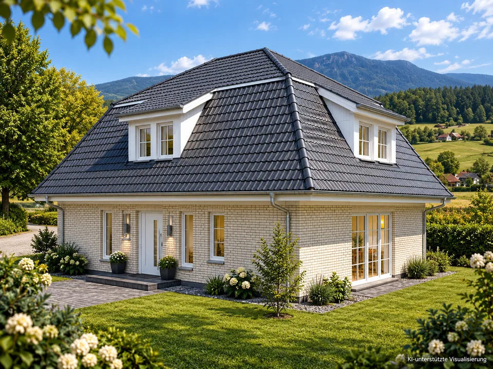 Hausvisualisierung Dachvilla Lysander